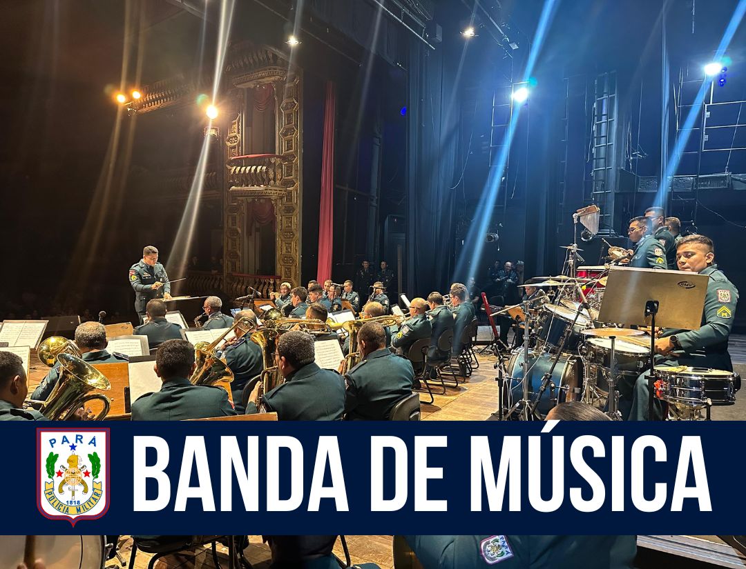 Banda de Música da PM celebra Dia do Músico com apresentação memorável no Theatro da Paz