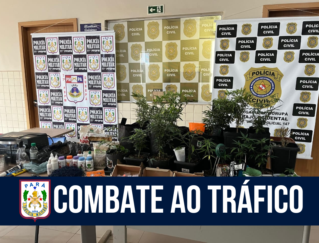 Combate ao tráfico: PM e PC prendem casal com drogas em Gurupá